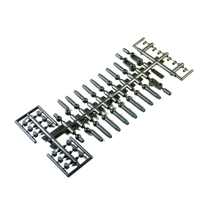 SWORKz S12 Cappucci sferici e inserti unibaal per perni a cerniera (BK) - [SW2502401BK]