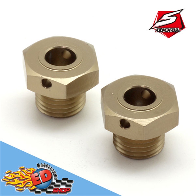 SWORKz S104 +1mm Wide Wheel Hub 14mm (2) - [SW330469A]