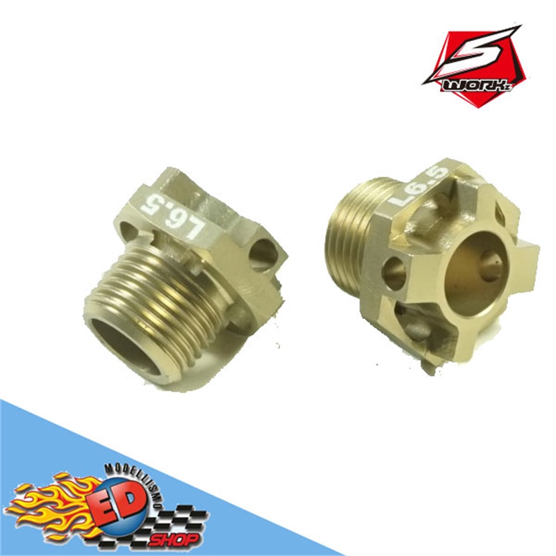 SWORKz Lightend Wheel Hub 6.5mm for 8mm Axle (2) - [SW330505A]