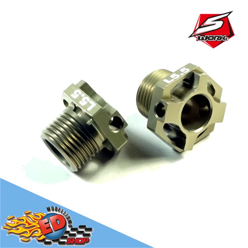 SWORKz Lightend Wheel Hub 5.5mm for 8mm Axle (2) - [SW338080]