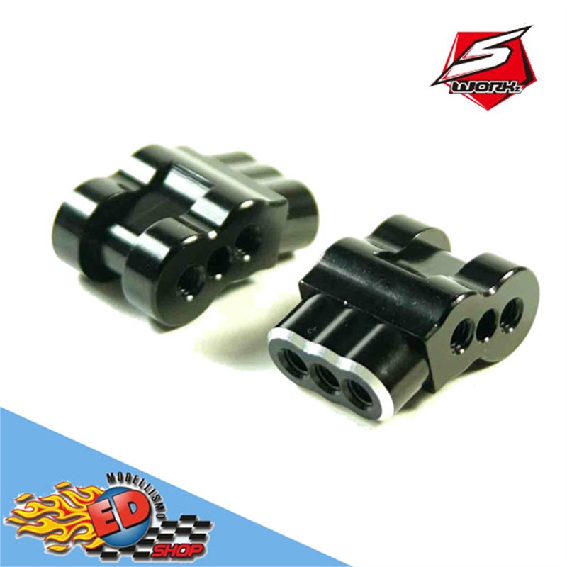 SWORKz Aluminum Rear Upper Arm Linkage Holder (2) - [SW338101]