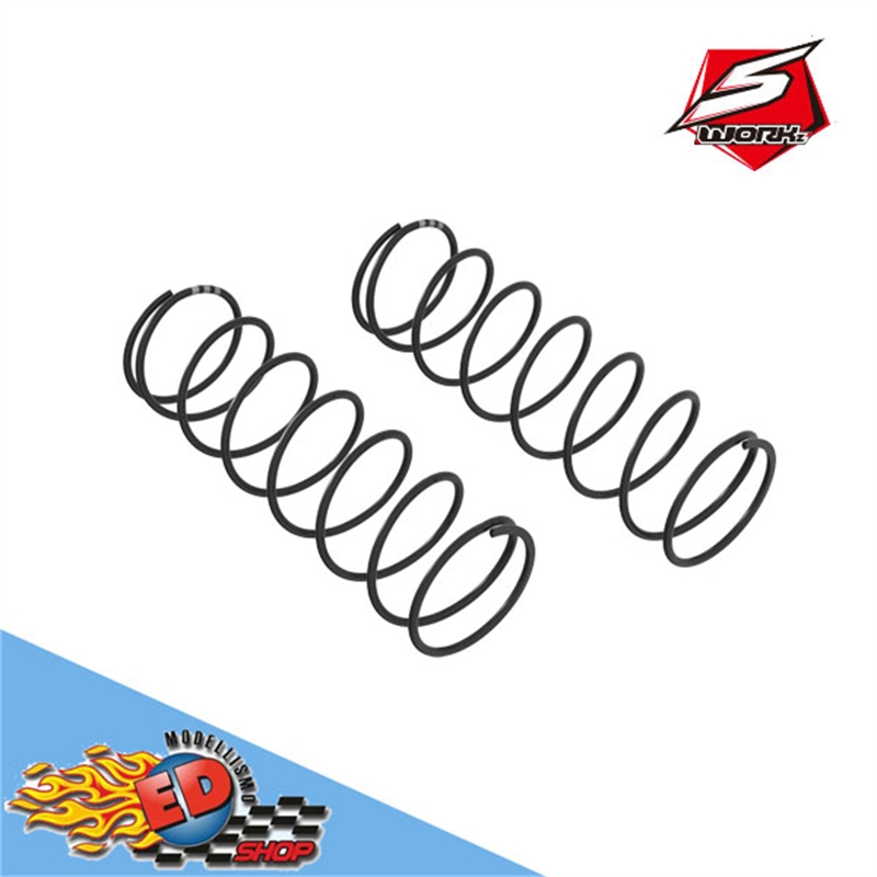 SWORKz 1/10 Black Line Competition Shockspring rear (L3-Dot)(57X1.1X8.0)(2) - [SWC115161]