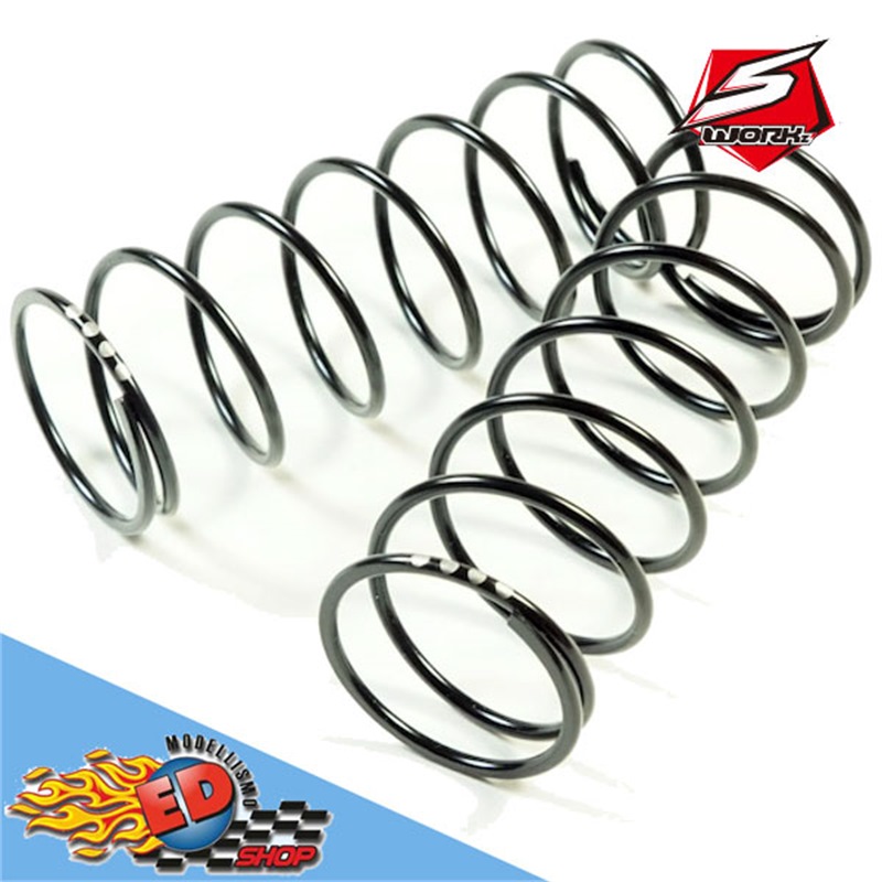 S-Workz 1/8 Molle ammortizzatori BLACK COMPETITION (US4-Dot)(62X1.6X7.5) (2) - [SWC115182]