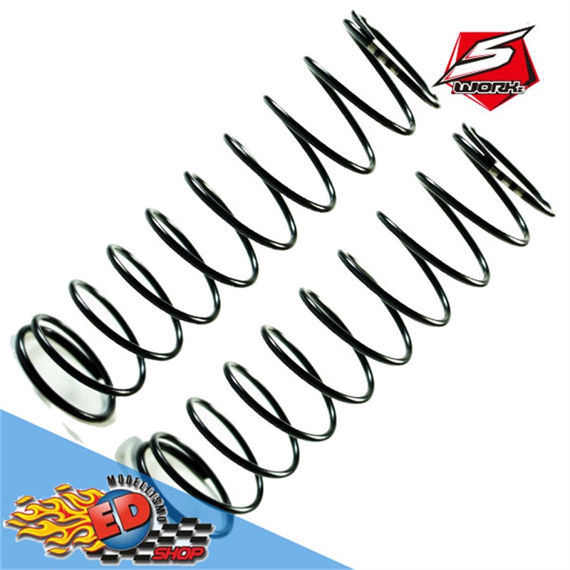 S-Workz 1/8 Molle ammortizzatori BLACK COMPETITION (RM2-Dot)(80X1.6X10.25) (2) - [SWC115192]