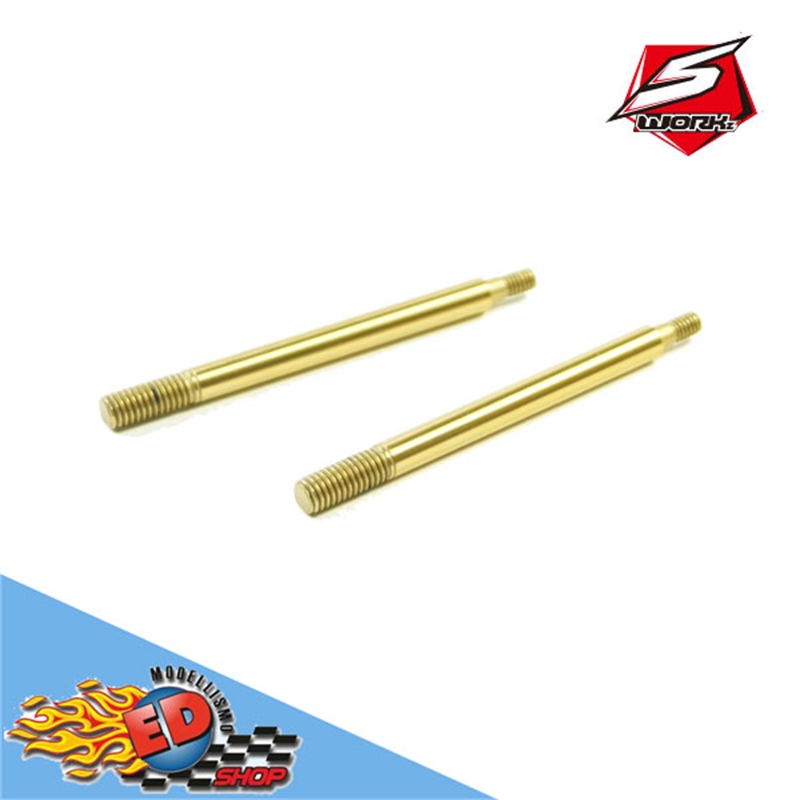 SWORKz S35GT/GT2 Series Teflon Coated Durable Shock Shaft (45.5mm)(2PC) - [SWC338099]