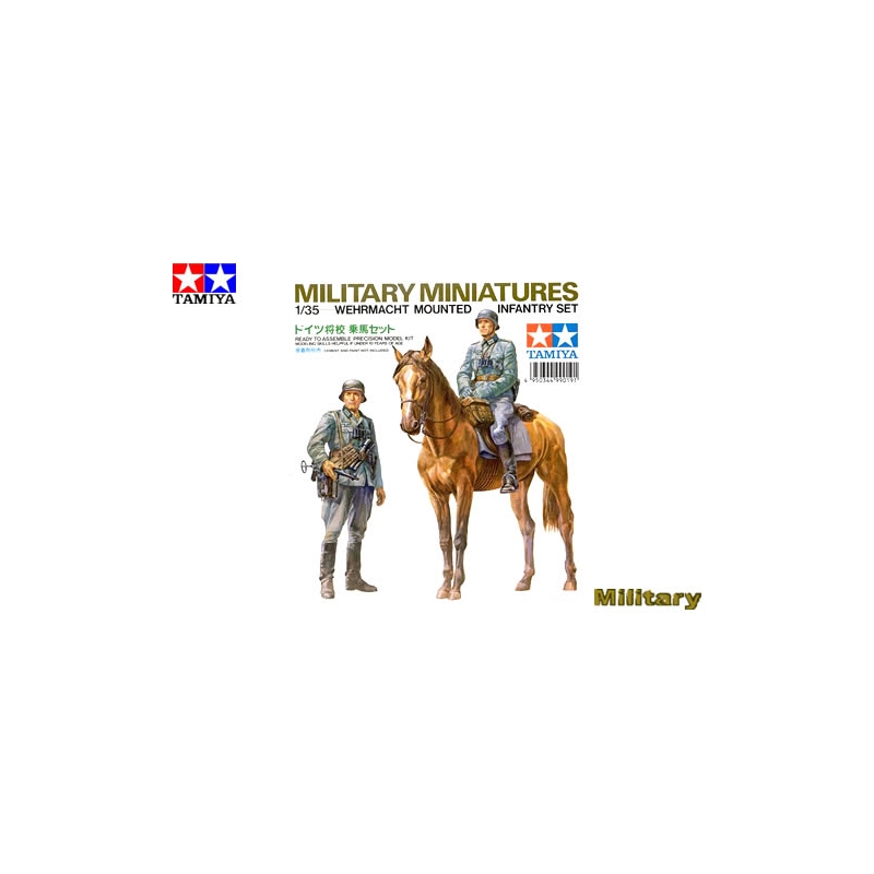 Tamiya 35053 Set di fanteria a cavallo della Wehrmacht 1/35