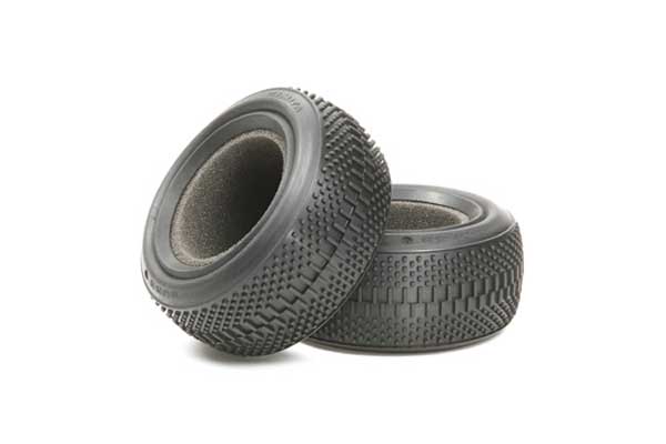 Tamiya Pneumatici anteriori Dual Block K (x2) 54185