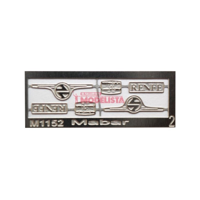 Targhe locomotiva 269. MABAR M1152