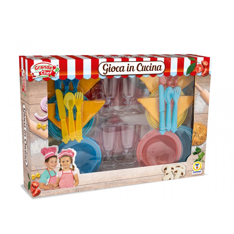 TEOREMA - Grande Chef Set Piattini e Posate - 68790