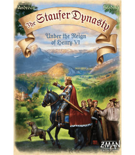 La Dinastia Staufer - Gioco da Tavolo Strategico Medioevale per 2-5 Giocatori, 90 Minuti di Intrigo e Conquista - Z-Man Games