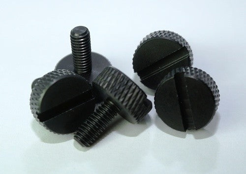 M4 BLACK ANODIZED ALUMI THUMB SCREWS (5 PIECES)