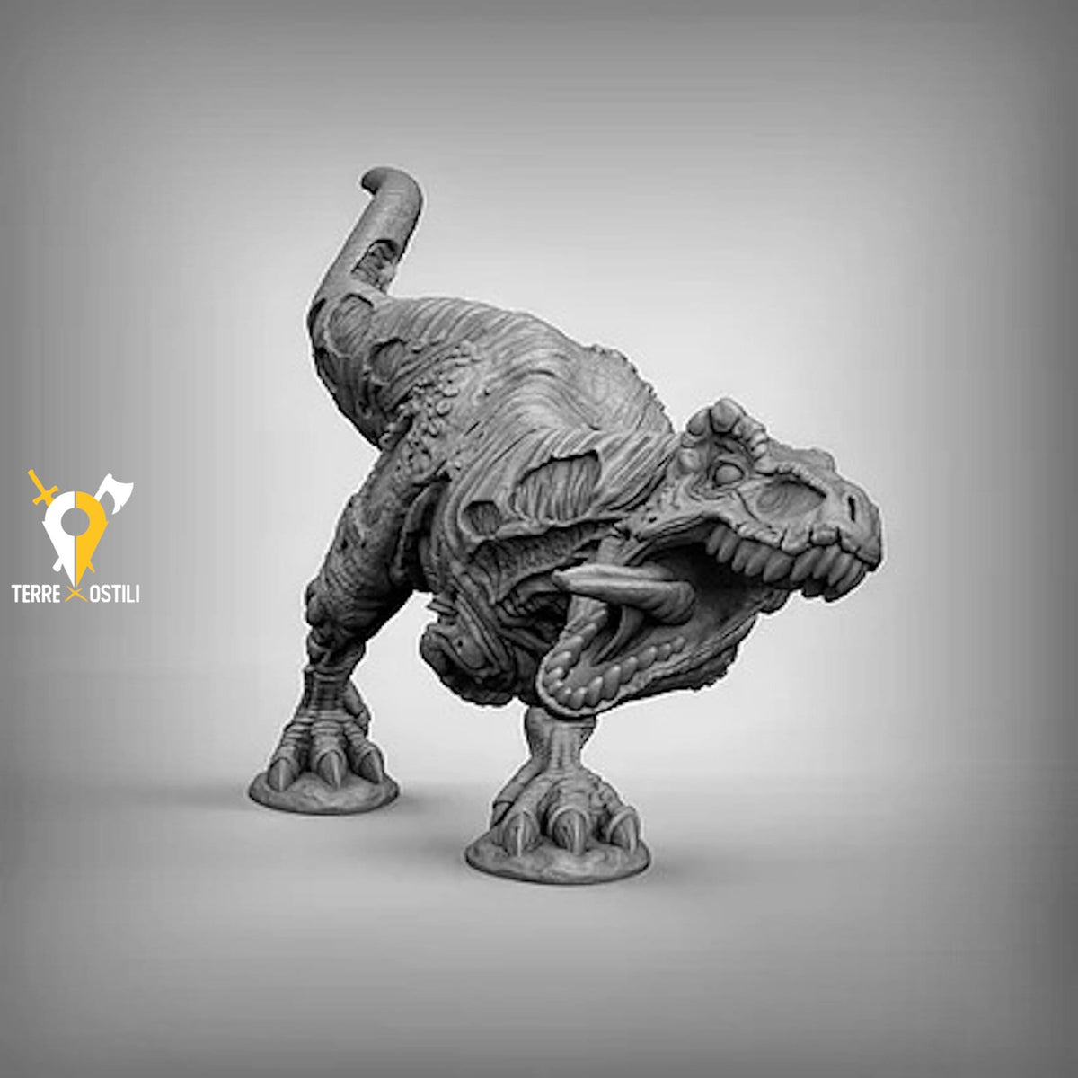 Tirannosauro zombie dinosauro miniatura