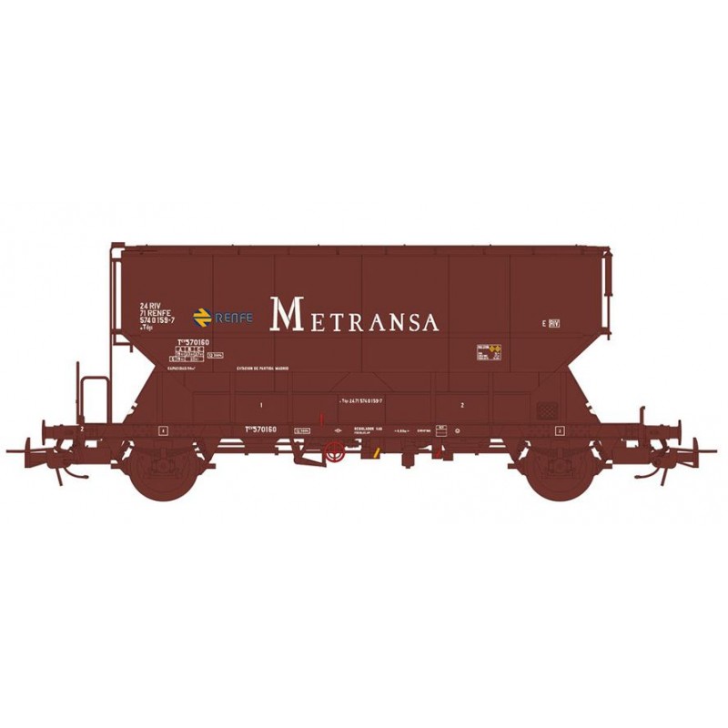 Carro tramoggia Tgpps "Metransa". RENFE. SUDEXPRESS SUD740159