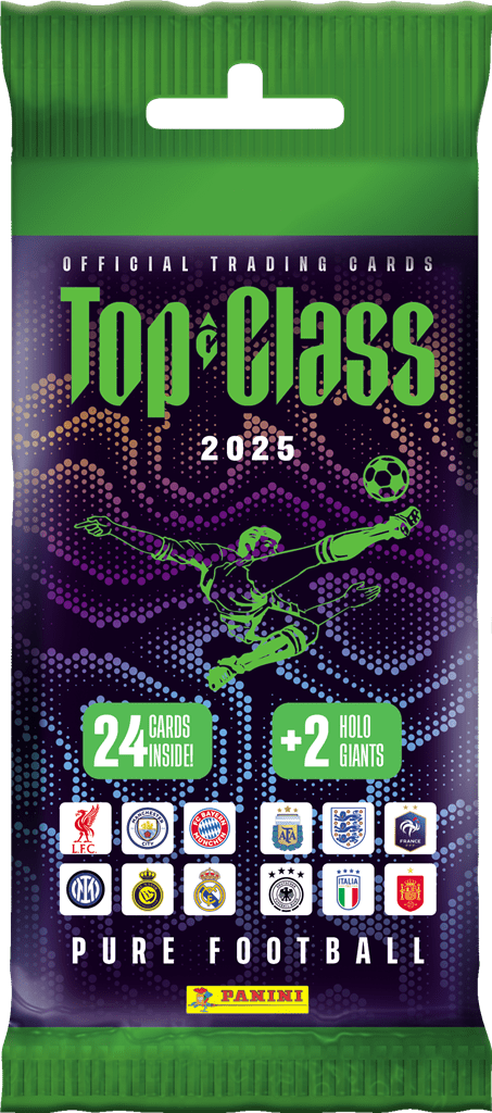 Topps Top Class 2025 Fat Pack incl. 2 Holo Giants