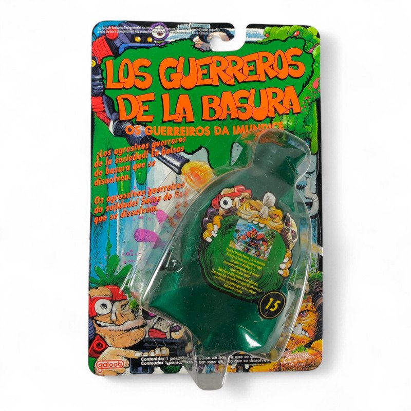 Trash Bag Bunch - Los Guerreros de la Basura NO: 15 MOC (Spanish) (MOC : Mint On Card)