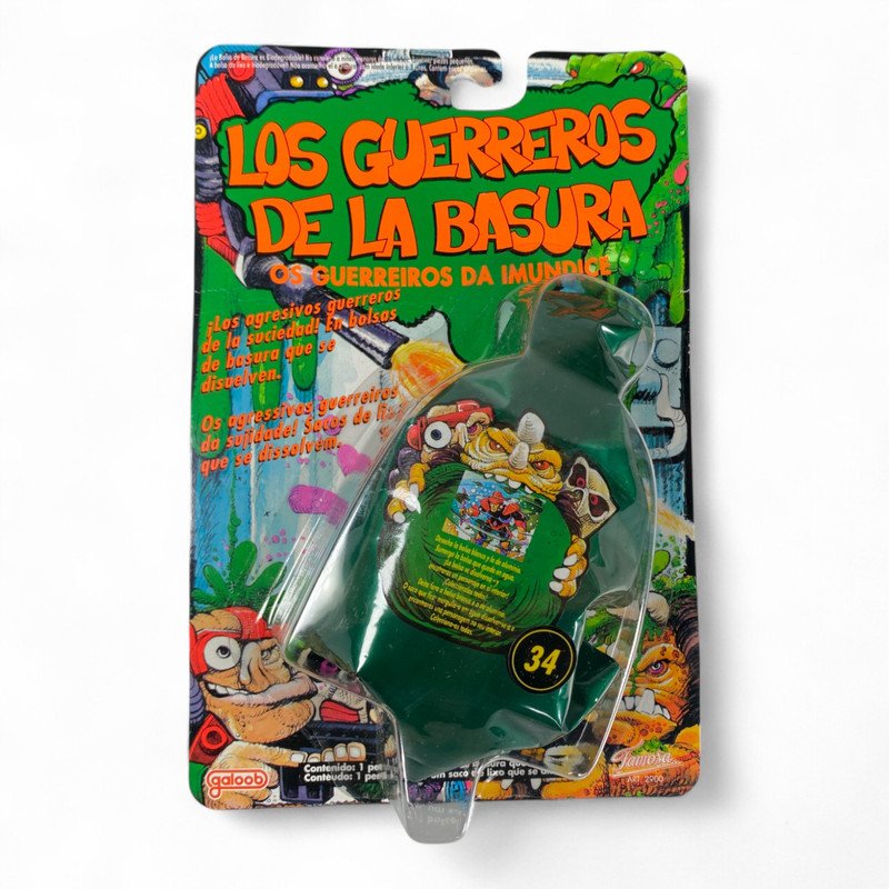 Trash Bag Bunch - Los Guerreros de la Basura NO: 34 MOC (Spanish) (MOC : Mint On Card)