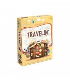 Travelin' - Gioco da Tavolo Avventuroso per Famiglie, Esplora l'Europa in 30 Minuti, 2-5 Giocatori, Eli Lester, 3Emme Games