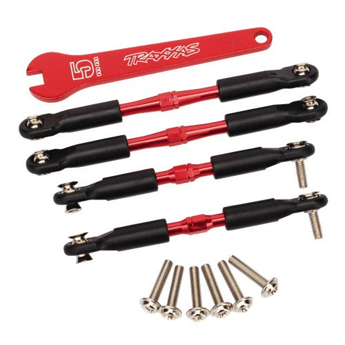 TRAXXAS Set di bielle Alu 7075 Red 3741X