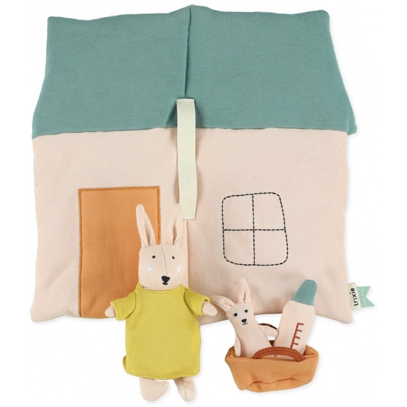 TRIXIE CASA DEI CONIGLI, CASETTA IN COTONE ORGANICO, MESI 0+