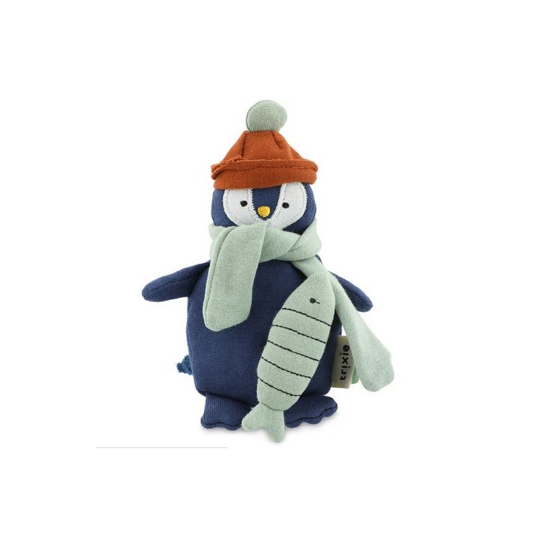 TRIXIE MR.PINGUINO, DOUDOU IN COTONE ORGANICO, MESI 0+