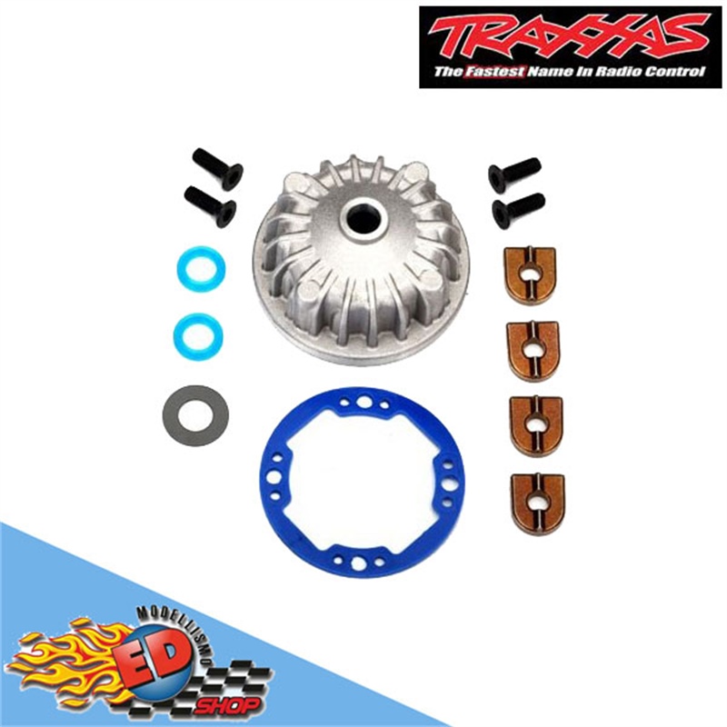 TRAXXAS cassa differenziale centrale 6780 in alluminio con o-ring - [TXX6781]