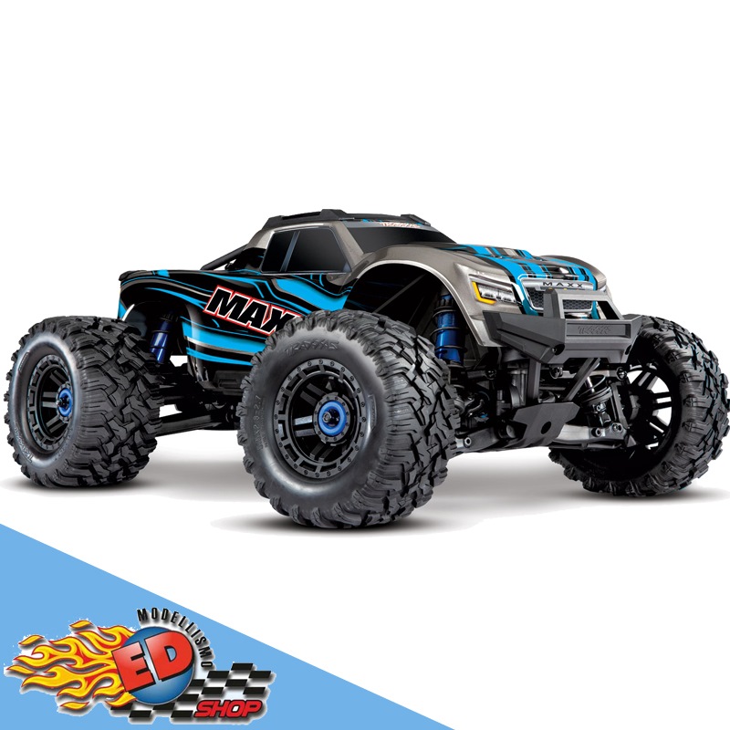 TRAXXAS MAXX VXL4S BLU Monster Truck - [TXX89076-4-BLUE]