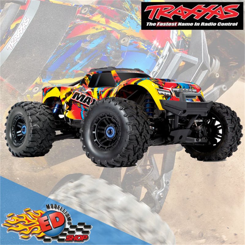TRAXXAS MAXX VXL4S SOLAR FLARE Monster Truck - [TXX89076-4-SLRF]