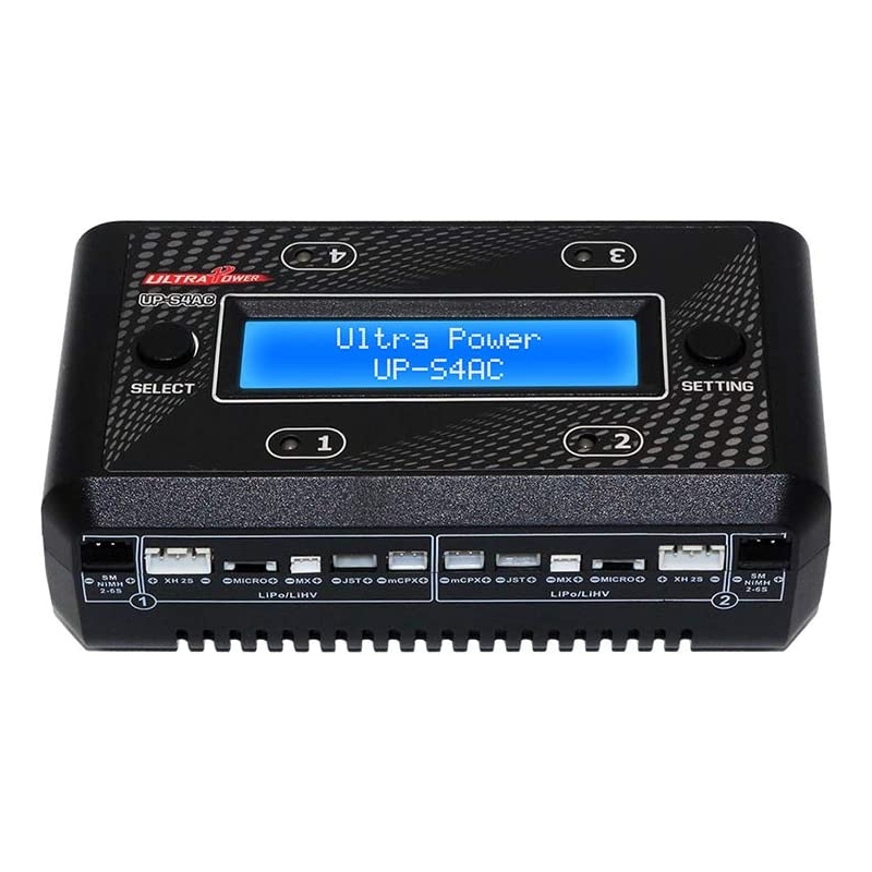 Ultra Power UP-S4AC 4 Channel AC/DC Charger 2S LiPo/LiHV