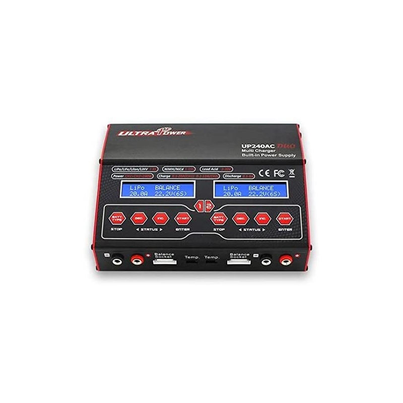Ultra Power UP240AC Dual Channel AC/DC Charger 240W 20A.