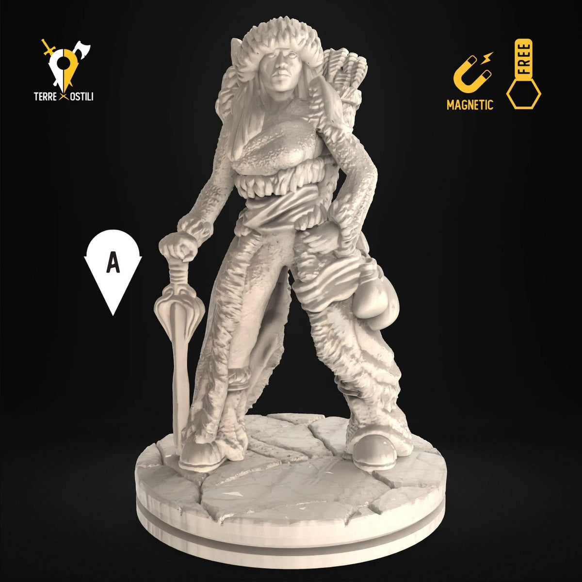 Umana Guerriero nordica tribu miniatura