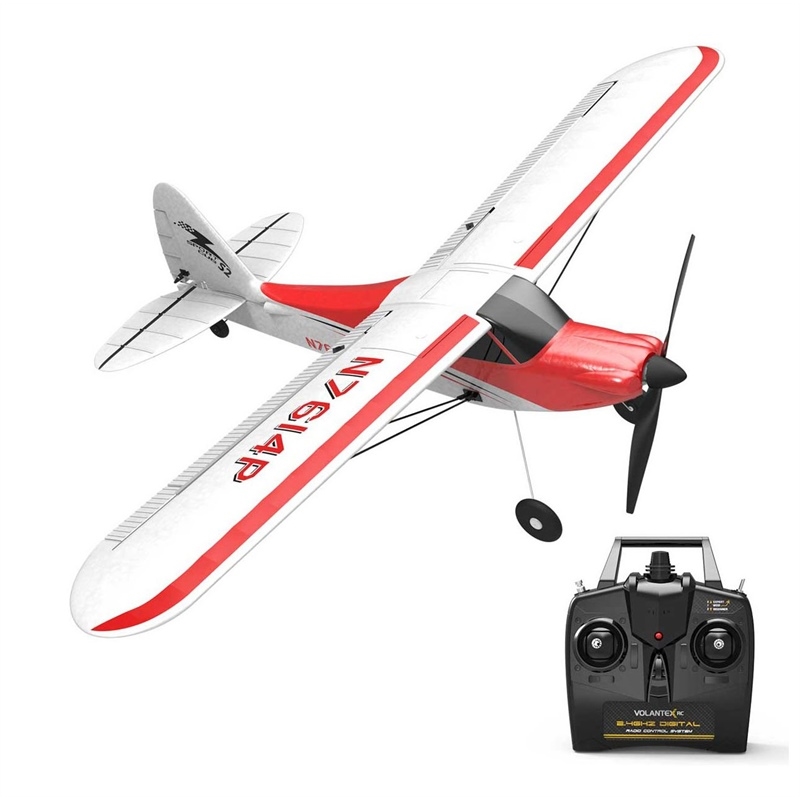 VOLANTEX Sport Cub 500 4CH 500mm Brushed Aereo RTF EPP ROSSO con Giroscopio - [V761-4]