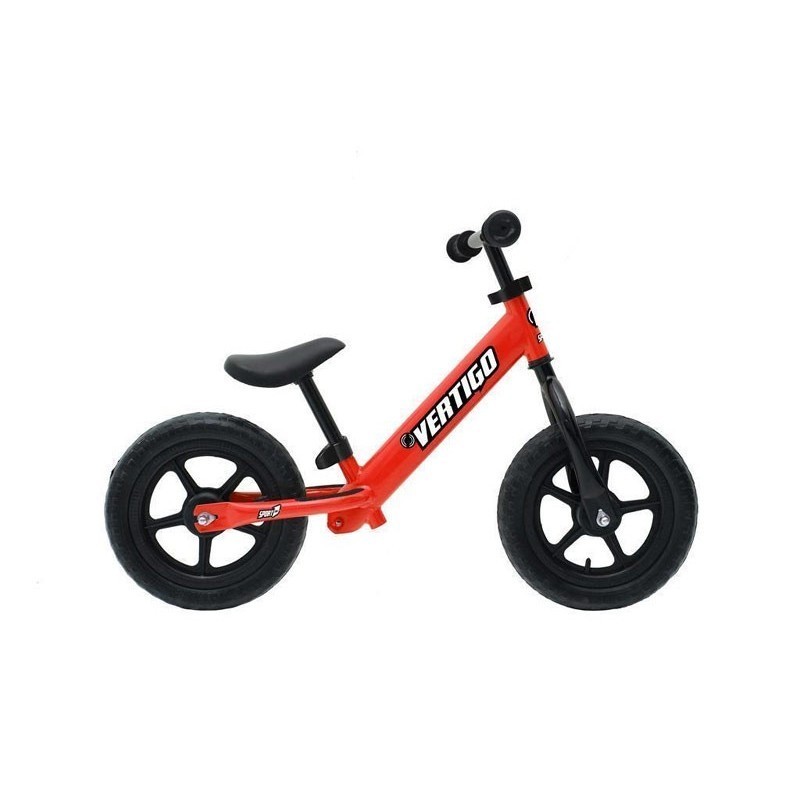 VERTIGO BICI SENZA PEDALI PEDAGOGICA DI METALLO SELLINO E MANUBRIO REGOLABILE RUOTE PIENE ANTIFORATURE 2-5 ANNI