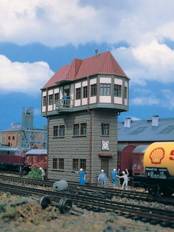 VOLLMER 45734 Scala HO Cabina di controllo/segnalazione Fellbach (a tre piani)