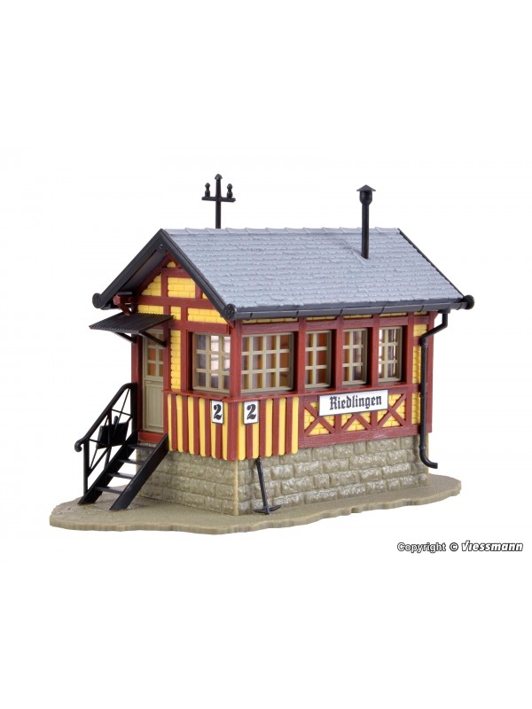 VOLLMER 45730 Scala HO Cabina di segnalazione di Riedlingen