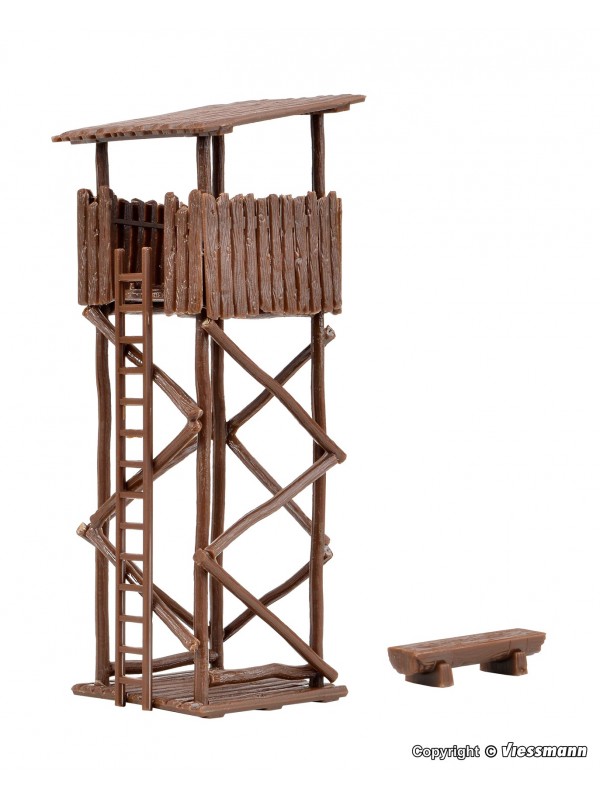 VOLLMER 43795 Scala HO In Montagna: Postazione in legno per cacciatori