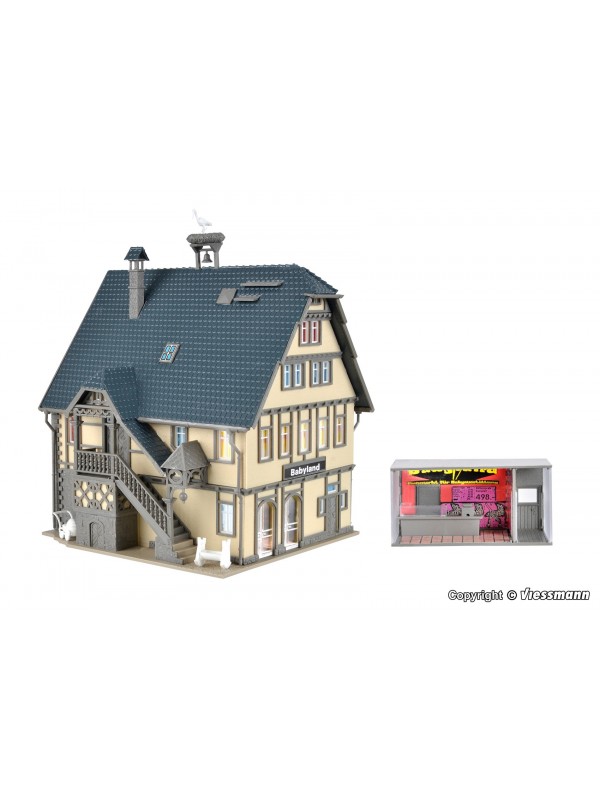 VOLLMER 43661E Scala HO Negozio articoli per bambini Babyland (senza luci)