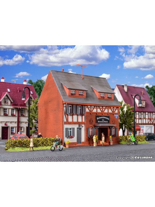 VOLLMER 43652 Scala HO Negozio vendita merce coloniale
