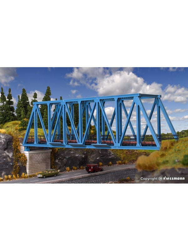 VOLLMER 42546 Scala HO Ponte metallico diritto a cassone con sponde alte