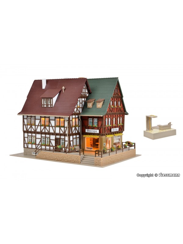 VOLLMER 43694 Sc.ala HO Serie Romantik: Boutique con design d'interni