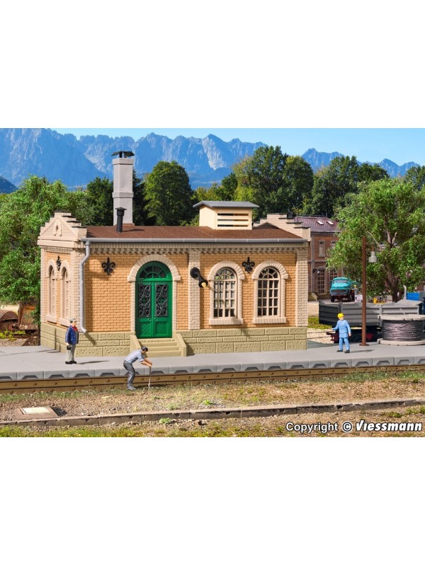 VOLLMER 45612 Scala HO Zona industriale: Edificio in mattoni