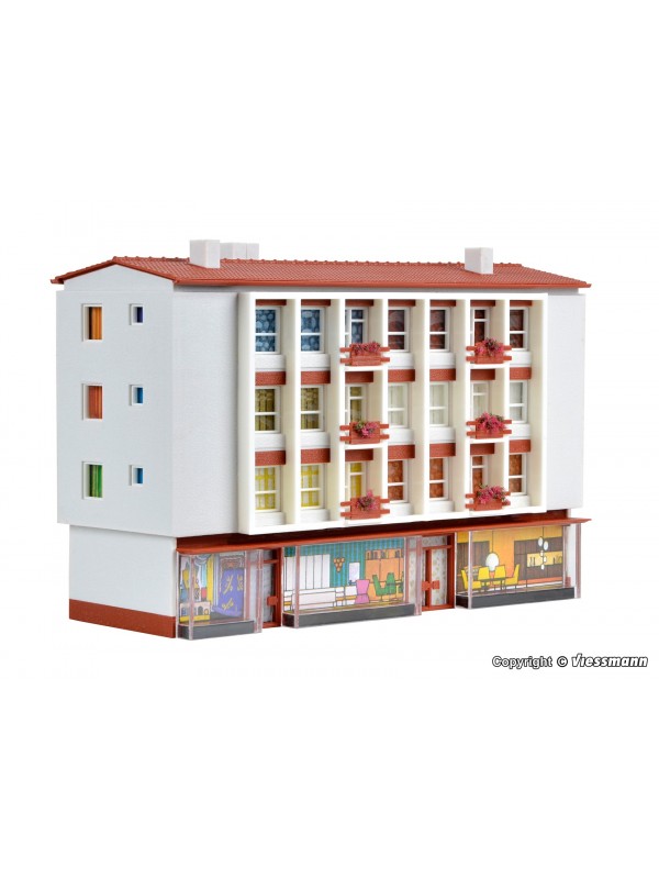 VOLLMER 47720 Scala N Condominio moderno stile anni 50/60