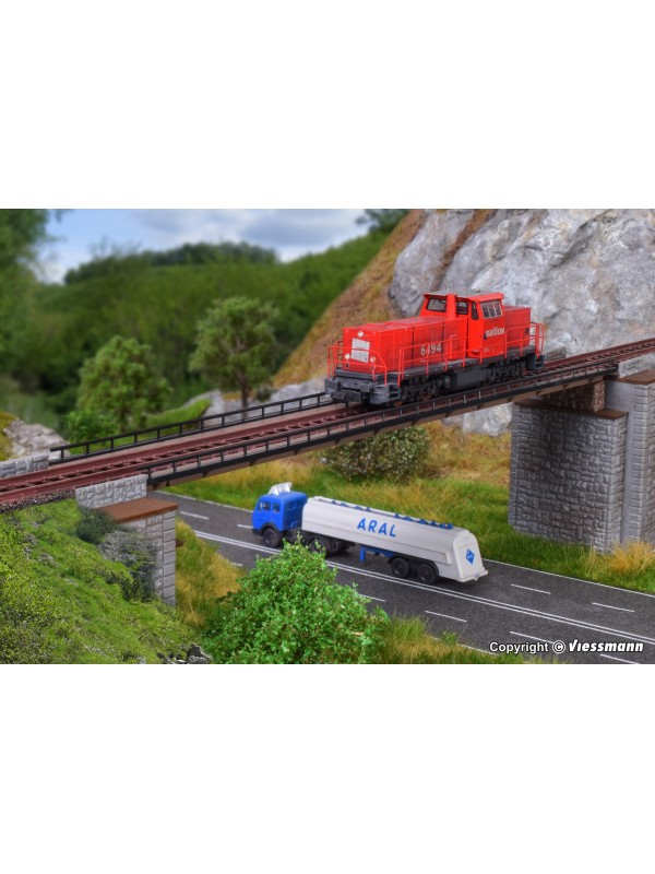 VOLLMER 47825 Scala N Due viadotti per ponte diritti - mm 222