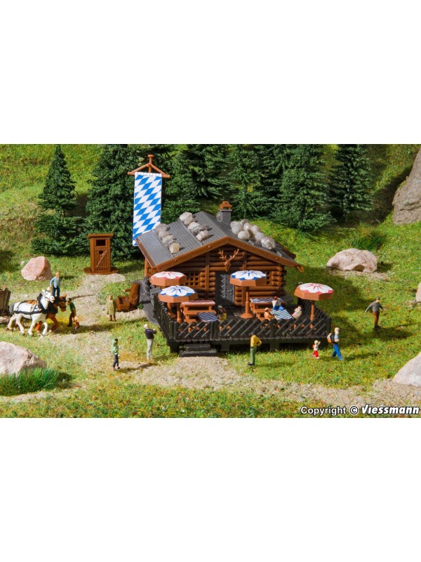 VOLLMER 47741 Scala N In Montagna: Baita di montagna con ristorante ed accessori
