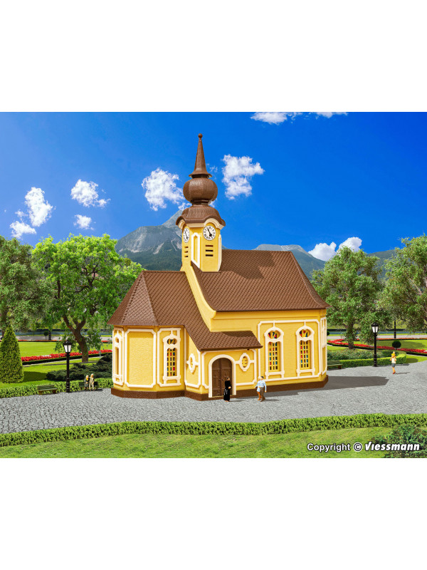 VOLLMER 47740 Scala N In Montagna: Chiesa alpina con campanile