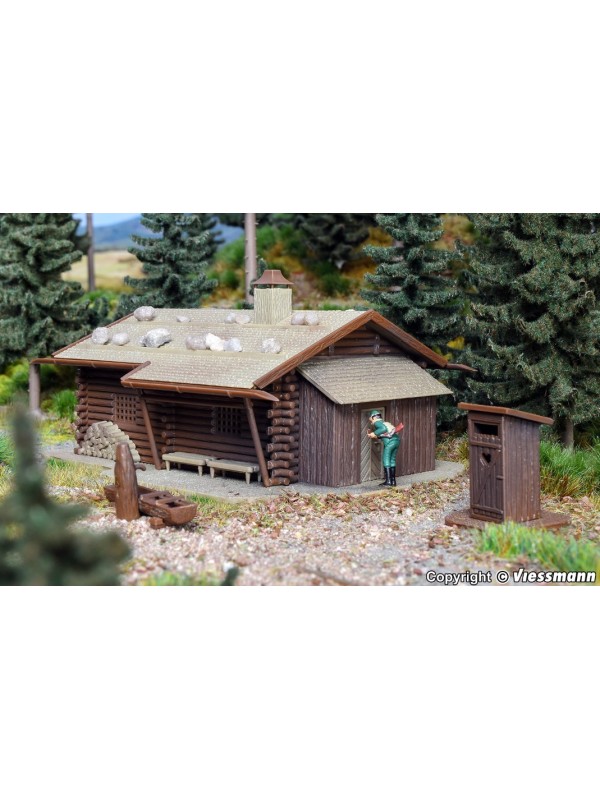 VOLLMER 47743 Scala N In Montagna: Rifugio per guardiacaccia con accessori