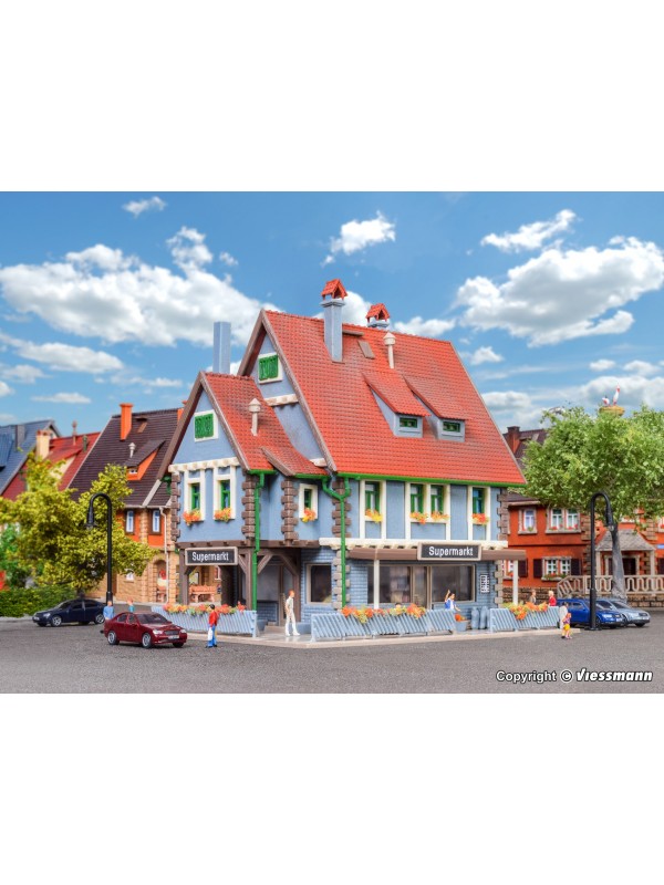 VOLLMER 47660 Scala N Supermercato (con design d'interni e illuminazione a LED)