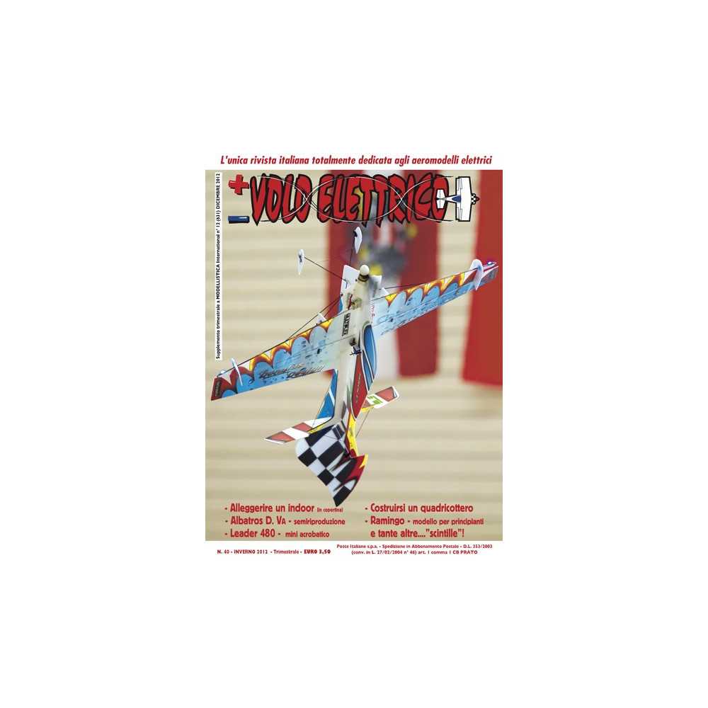 Volo Elettrico Rivista di modellismo N°40 Inverno 2012