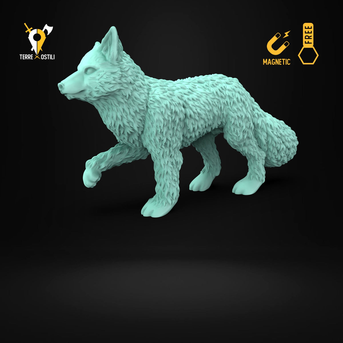 Volpe miniatura compagno animale famiglio