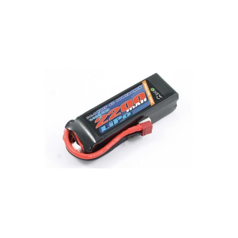 VOLTZ batteria LiPo 2200mah 4S 14.8V 30C Deans
