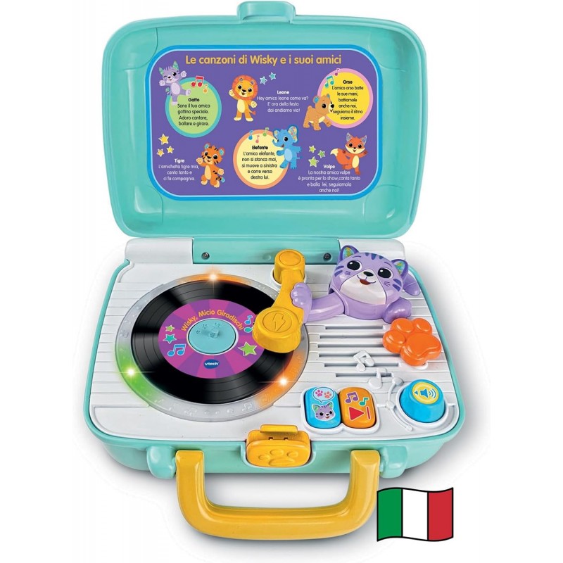 VTECH - Wisky, Micio Giradischi - 568107